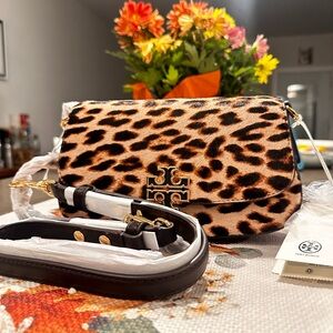 Tory Burch Britten Convertible Leopard Style